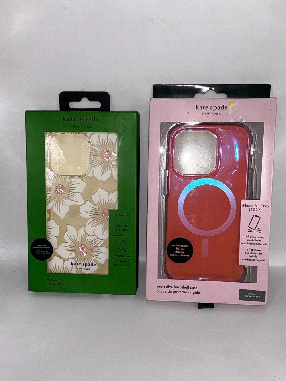 Kate Spade IPhone 14 Pro cases Pink & Floral.